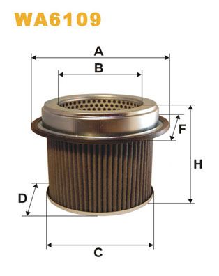 WIX FILTERS Õhufilter WA6109